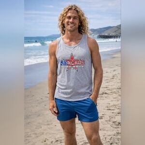 Pancho's Panchos Surf Shop Pismo Beach California Vintage Tank Top Shirt Small